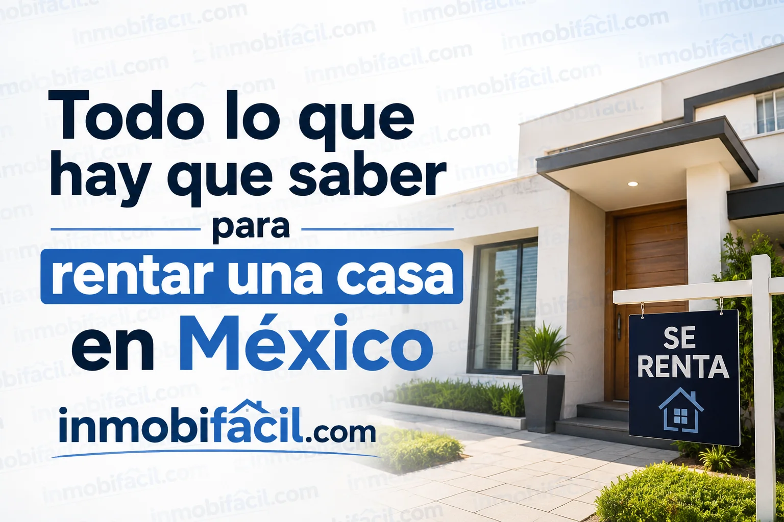 Todo lo que hay que saber para rentar una casa en México
